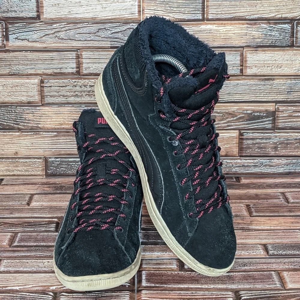 Puma fleece Lined Mid Suede - Women's 9_6